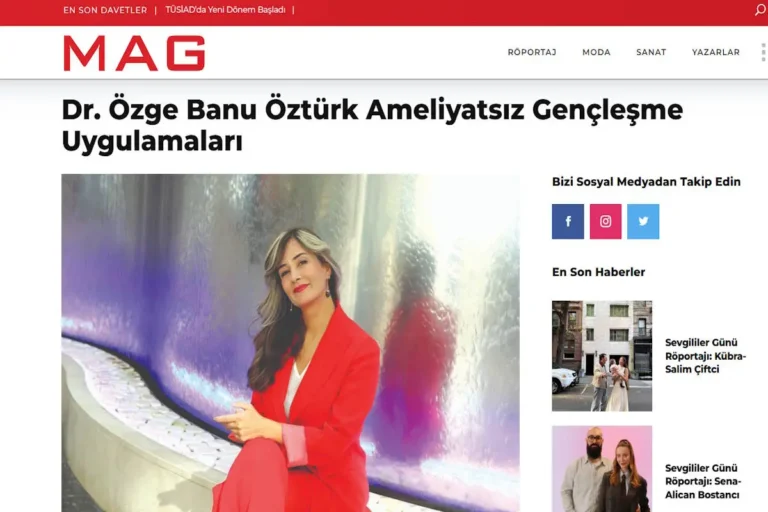 Ameliyatsız Gençleşme Uygulamaları