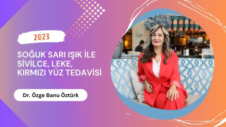 Soğuk Sarı Işık ile Sivilce, Leke, Kırmızı Yüz Tedavisi